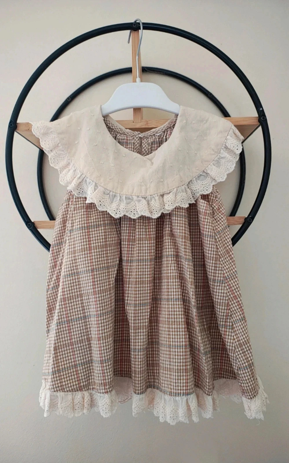 6 7 ans blouse été avec col ( étiquette coupée)